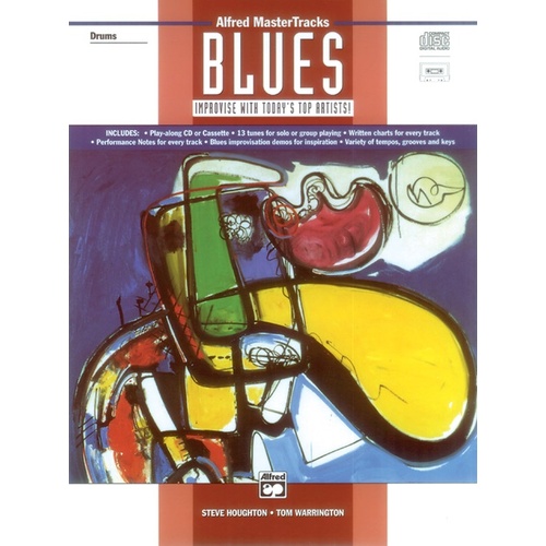 Mastertracks Blues Drums Book/CD