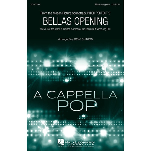 Bellas Opening (From Pitch Perfect 2) SSAA A Cappella 