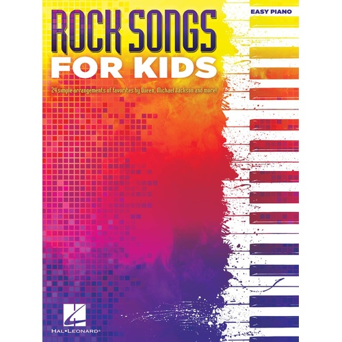 Rock Songs For Kids Easy Piano (Softcover Book)