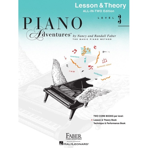 Piano Adventures All-In-Two Level 3 Lesson & Theory Book