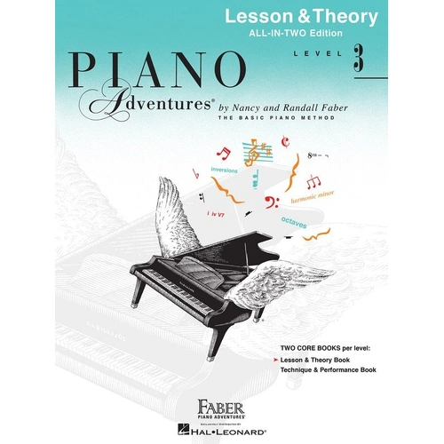 Piano Adventures All-In-Two Level 3 Lesson & Theory Book