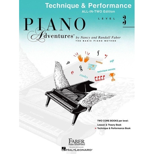 Piano Adventures All-In-Two Level 3 Technique & Performance Book