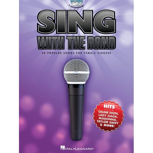 Sing With The Band Female Edition Book/2CD (Softcover Book/CD)