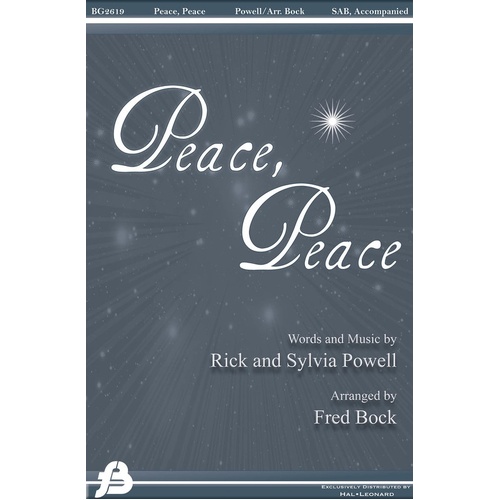 Peace Peace Chamber Orch Accomp CD-Rom (Music Score/Parts)
