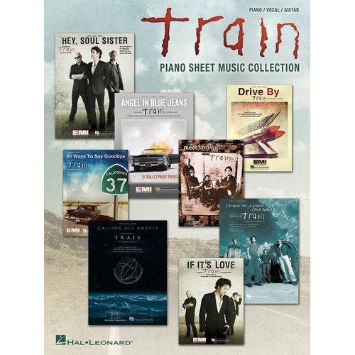 Train Piano Sheet Music Collection PVG (Softcover Book)