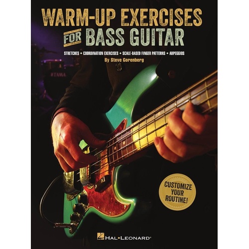 Warm-Up Exercises for Bass Guitar - Hal Leonard, 48 Pages, Bass TAB