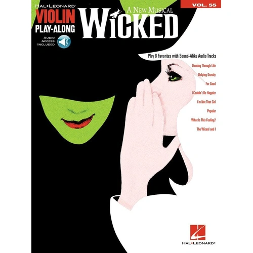 Wicked Violin Play-Along V55 BK/OLA