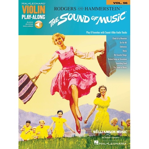 Sound of Music Violin Play-Along V56 BK/OLA