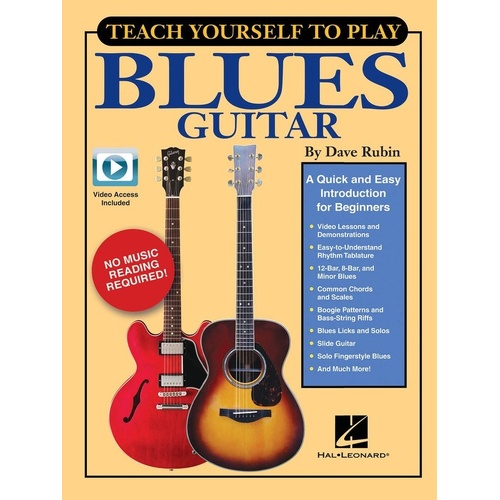 Teach Yourself to Play Blues Guitar Book and Video Pack