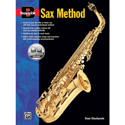Basix Saxophone Method Book/CD