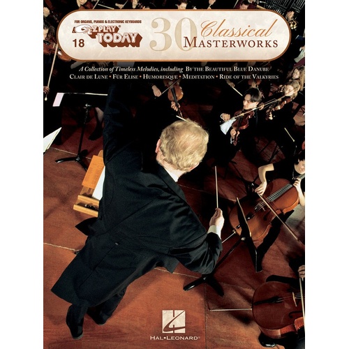 EZ Play 018 30 Classical Masterworks (Softcover Book)