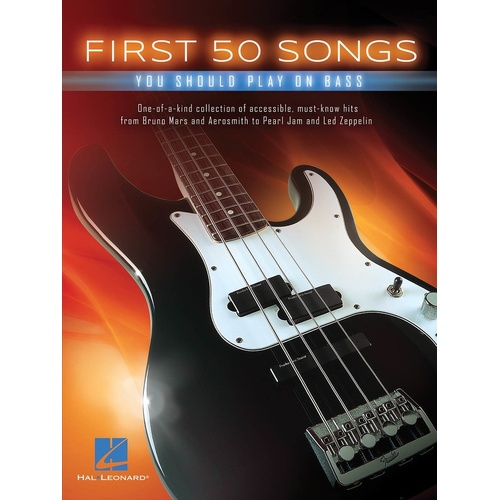 First 50 Songs Play On Bass (Softcover Book)