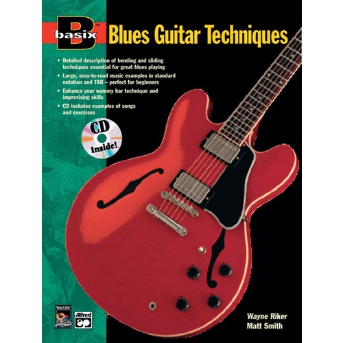 Basix Blues Guitar Technique Book and CD