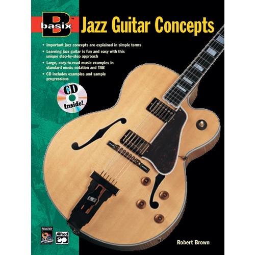 Basix Jazz Guitar Concepts Book/CD