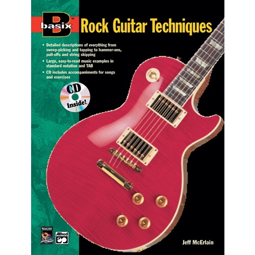 Basix Rock Guitar Techniques Book/CD