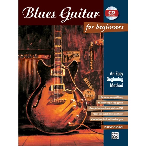 Blues Guitar for Beginners Book and CD