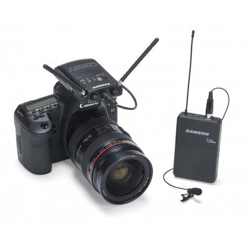 Samson Wireless Concert 88V Camera Lapel Lavalier System F Frequency (606-630 mhz)