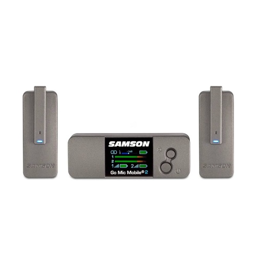 Samson Wireless Go Mobile 2 Dual-Channel Digital Wireless Microphone System for Mobile Video