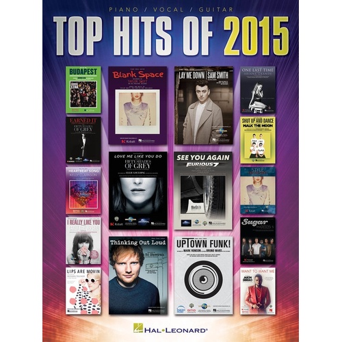 Top Hits Of 2015 PVG (Softcover Book)