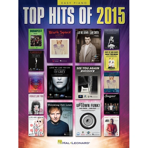 Top Hits of 2015 Easy Piano Songbook