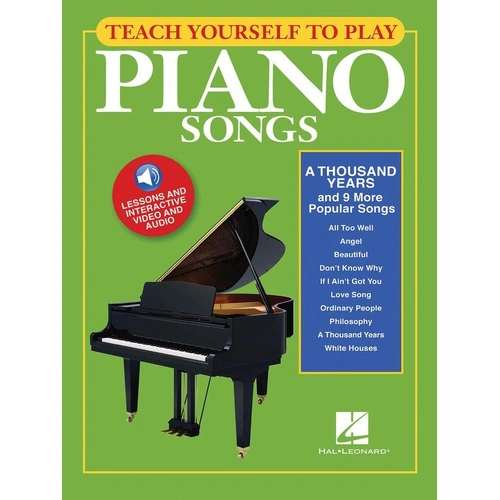 Teach Yourself Piano: A Thousand Years & Other Favorites - Easy Piano Book with Online Video Lessons