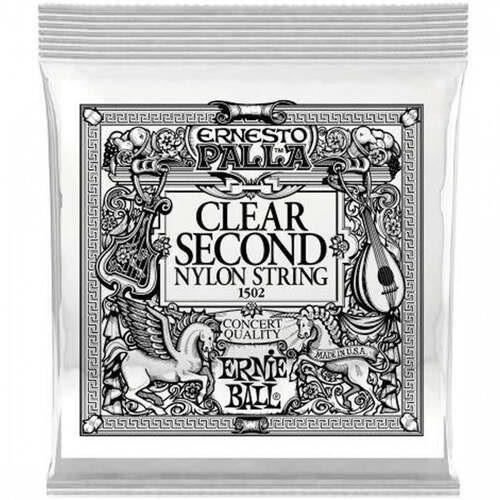 Ernie Ball 1502 Single Classical Guitar String Clear 2nd