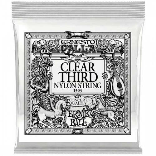 Ernie Ball 1503 Single Classical Guitar String Clear 3rd