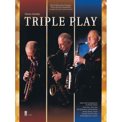 Glenn ZottOnline Audio - Triple Play Trumpet Book/CD (Softcover Book/CD)