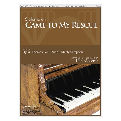 Siciliano On Came To My Rescue Piano (Softcover Book)