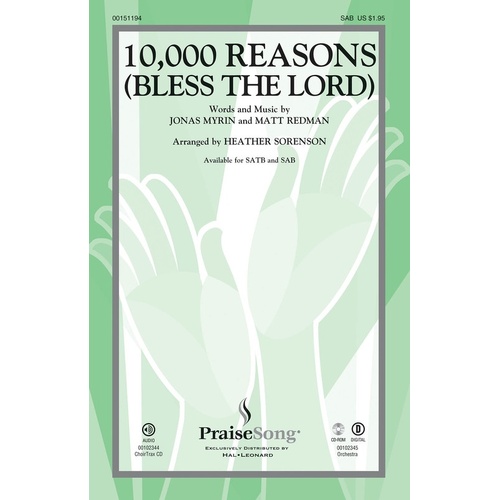 10000 Reasons (Bless The Lord) SAB (Octavo)