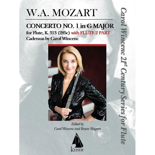 Concerto No 1 In G Major Flute K 313 (Pod) (Softcover Book)