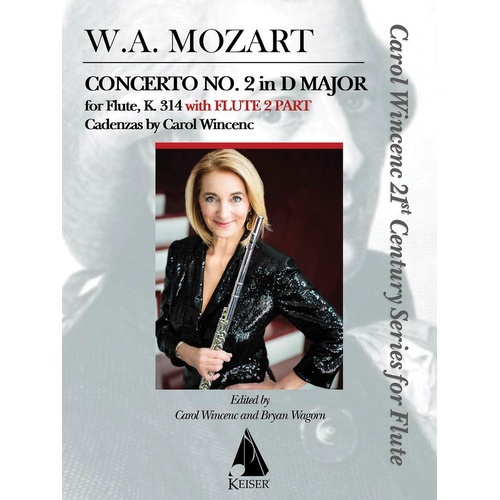 Concerto No 2 In D Major Flute K 314 (Pod) (Softcover Book)