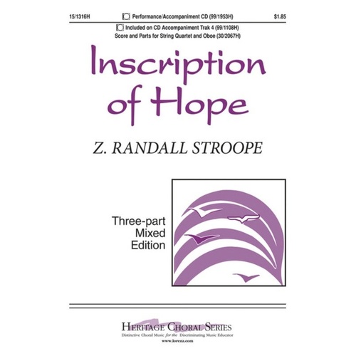 Inscription of Hope 3 Part Mixed