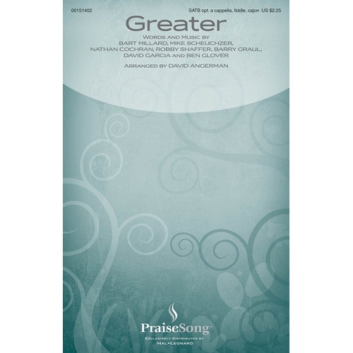 Greater SATB A Cappella 