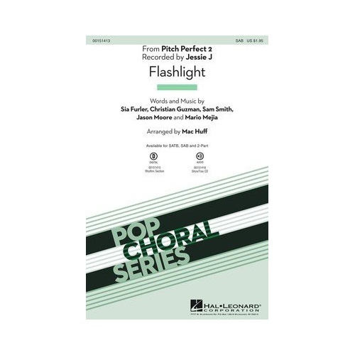 Flashlight Choral Arrangement by Mac Huff, Hal Leonard, 12 Pages