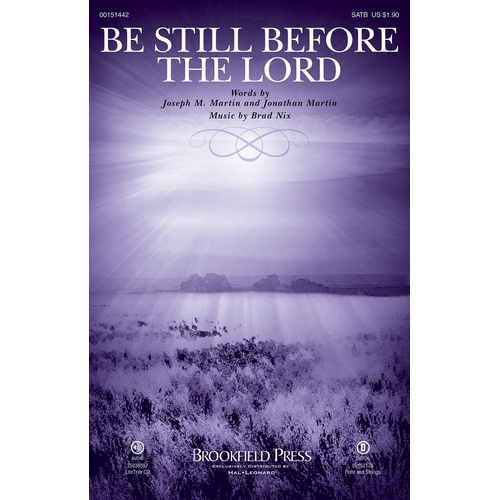 Be Still Before The Lord SATB (Octavo)