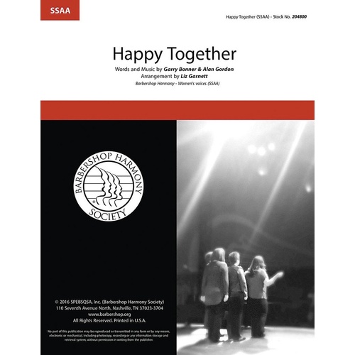 Happy Together SSAA A Cappella (Octavo)
