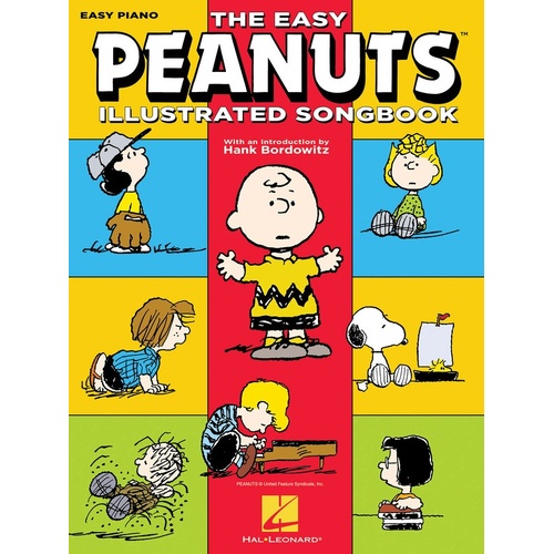 Easy Peanuts Illustrated Songbook Easy Piano (Softcover Book)