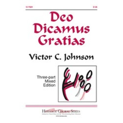 Deo Dicamus Gratias 3 Part Mixed
