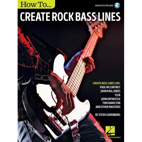 How to Create Rock Bass Lines Book by Hal Leonard