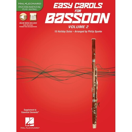 Easy Carols For Bassoon Vol 2 Book/Online Media (Softcover Book/Online Media)