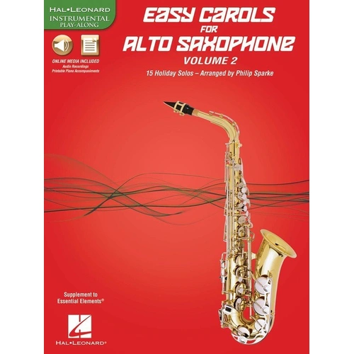 Easy Carols for Alto Saxophone, Vol 2 with Online Access