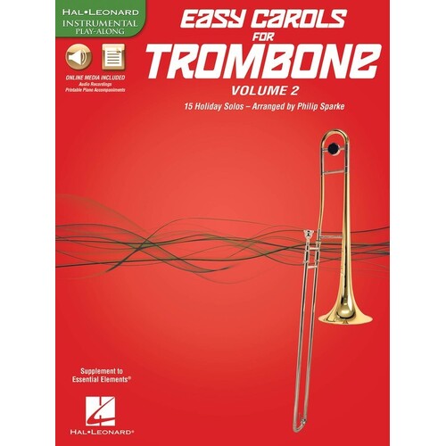Easy Carols For Trombone Vol 2 Book/Online Media (Softcover Book/Online Media)