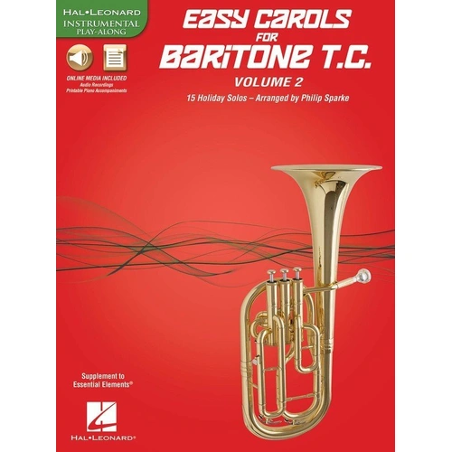 Easy Carols for Baritone T.C. - Volume 2 with Online Access