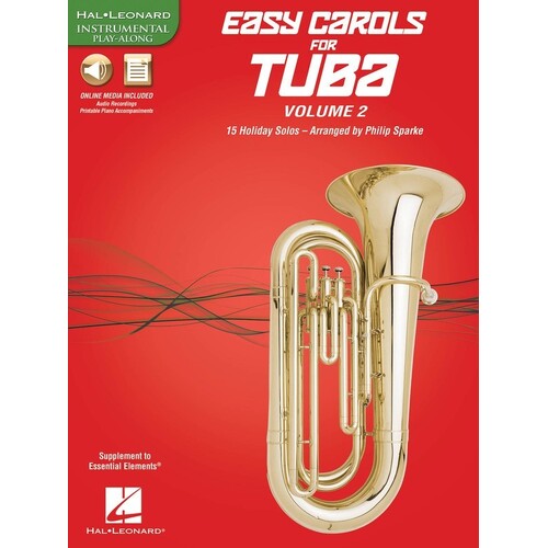 Easy Carols For Tuba Vol 2 Book/Online Media (Softcover Book/Online Media)