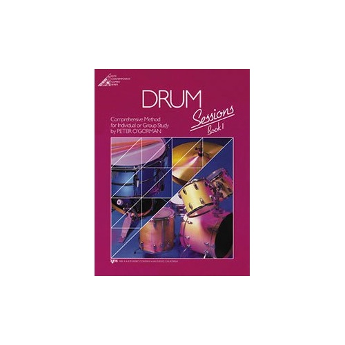 Drum Sessions Book 1 BK/CD - Kjos Contemporary Combo Series, 48 Pages, Publisher: Neil A. Kjos Music Company