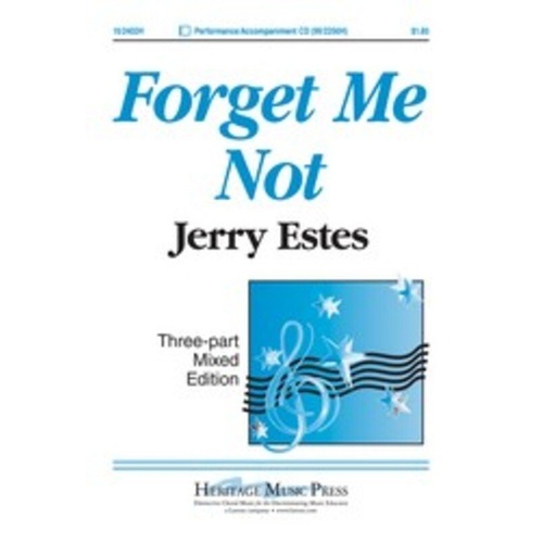 Forget Me Not 3 Part Mixed/Pno
