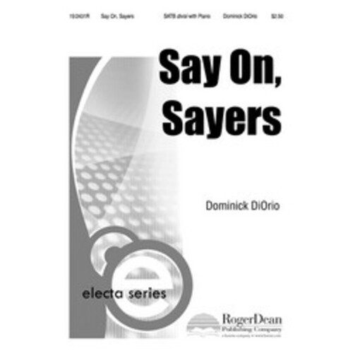 Say On Sayers SATB