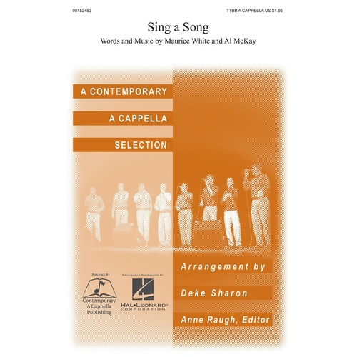 Sing A Song TTBB A Cappella (Octavo)