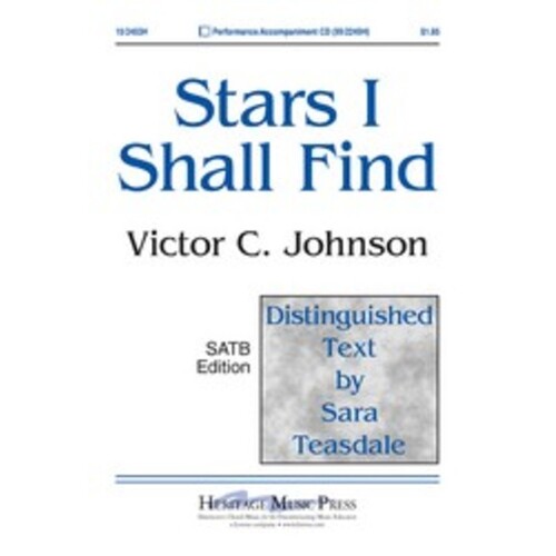 Stars I Shall Find SATB/Piano
